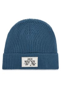 Czapka Jack Wolfskin. Kolor: niebieski