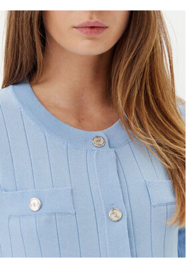 Artigli Kardigan ACMA001877 Niebieski Regular Fit. Kolor: niebieski. Materiał: wiskoza