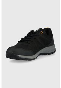 Jack Wolfskin buty Woodland 2 Texapore Low męskie kolor czarny. Zapięcie: sznurówki. Kolor: czarny. Materiał: guma. Szerokość cholewki: normalna