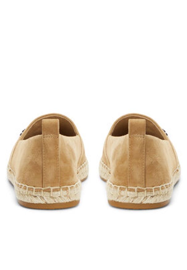 Lauren Ralph Lauren Espadryle 802943069001 Brązowy. Kolor: brązowy. Materiał: skóra, zamsz