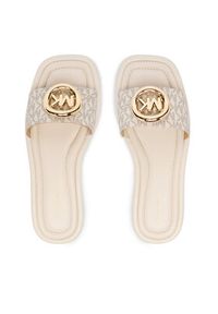 MICHAEL Michael Kors Klapki Milan 40F5MLFS1B Écru. Materiał: skóra #3