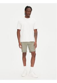 Tommy Jeans Szorty materiałowe Scanton DM0DM21950 Zielony Slim Fit. Kolor: zielony. Materiał: bawełna #3