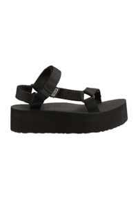 Buty do chodzenia damskie Teva Flatform Universal. Kolor: czarny. Materiał: syntetyk, materiał. Sport: turystyka piesza