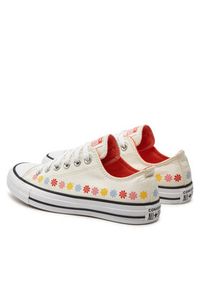 Converse Trampki Chuck Taylor All Star Floral A08107C Beżowy. Kolor: beżowy #4