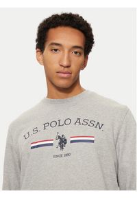 U.S. Polo Assn. Bluza MUP1660 Szary Regular Fit. Typ kołnierza: polo. Kolor: szary. Materiał: bawełna #5