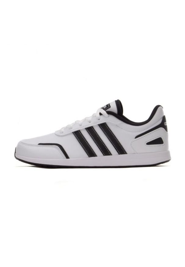 Adidas - Buty adidas Vs Switch 3 K Jr IG9636 białe. Okazja: na co dzień. Zapięcie: sznurówki. Kolor: biały. Materiał: syntetyk, guma. Szerokość cholewki: normalna