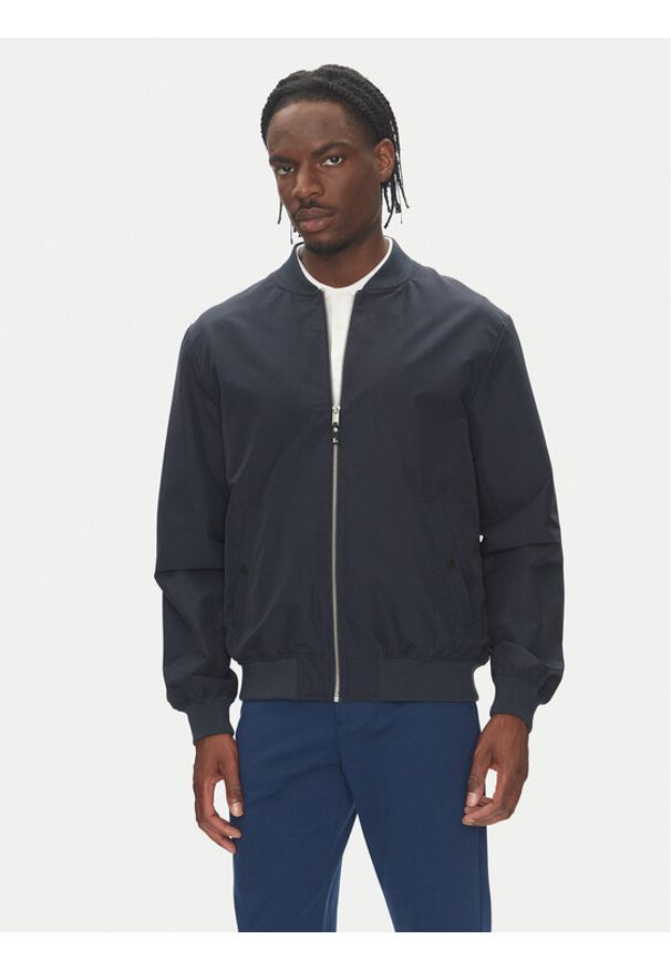 Lindbergh Kurtka bomber 30-301136 Granatowy Regular Fit. Kolor: niebieski. Materiał: syntetyk