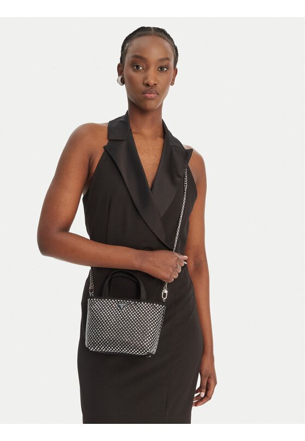 Guess Torebka Tasmin Mini HWRY99 31750 Czarny. Kolor: czarny