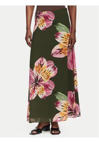 Vero Moda Spódnica midi Ismene 10351432 Czarny Regular Fit. Kolor: czarny. Materiał: syntetyk #1