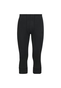 Legginsy termoaktywne męskie Odlo Active Warm BL Bottom 3/4. Kolor: czarny