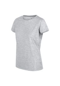 Regatta - Fingal Edition damska turystyczna koszulka. Kolor: szary. Materiał: poliester. Sport: fitness