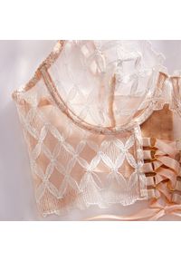 Intica - Komplet bielizny koronkowej z wiązaniem Elizebeth. Materiał: koronka #8