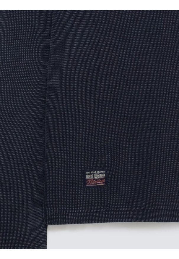 Big-Star - Bluzka męska z długim rękawem granatowa Merrts 403. Okazja: na co dzień. Kolor: niebieski. Materiał: jeans, materiał, dzianina. Długość rękawa: długi rękaw. Długość: długie. Styl: casual, sportowy, klasyczny