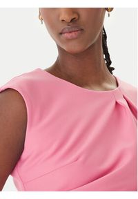 Rinascimento Sukienka koktajlowa CFC0127683003 Różowy Slim Fit. Kolor: różowy. Materiał: syntetyk. Styl: wizytowy #4