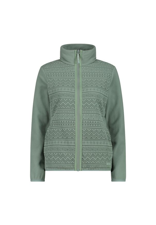 Bluza damska turystyczna CMP 34H0426. Kolor: zielony. Styl: sportowy. Sport: turystyka piesza