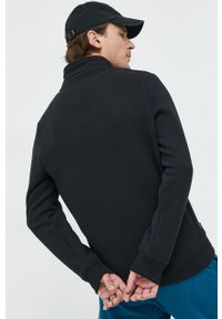 Superdry bluza męska kolor czarny gładka. Kolor: czarny. Materiał: bawełna, poliester. Wzór: gładki #2