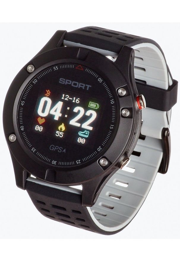Smartwatch Garett Electronics Sport 25 Szary (Sport 25 GPS czarny). Rodzaj zegarka: smartwatch. Kolor: czarny, szary, wielokolorowy. Styl: sportowy
