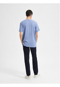 Selected Homme T-Shirt 16087843 Niebieski Regular Fit. Kolor: niebieski #5
