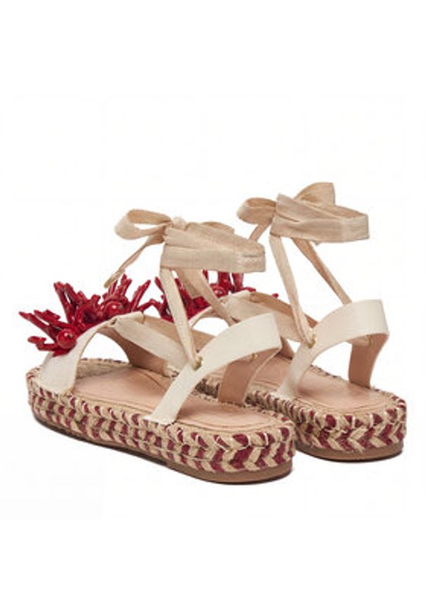 Liu Jo Espadryle Paros 02 SA6101 T6948 Beżowy. Kolor: beżowy. Materiał: materiał