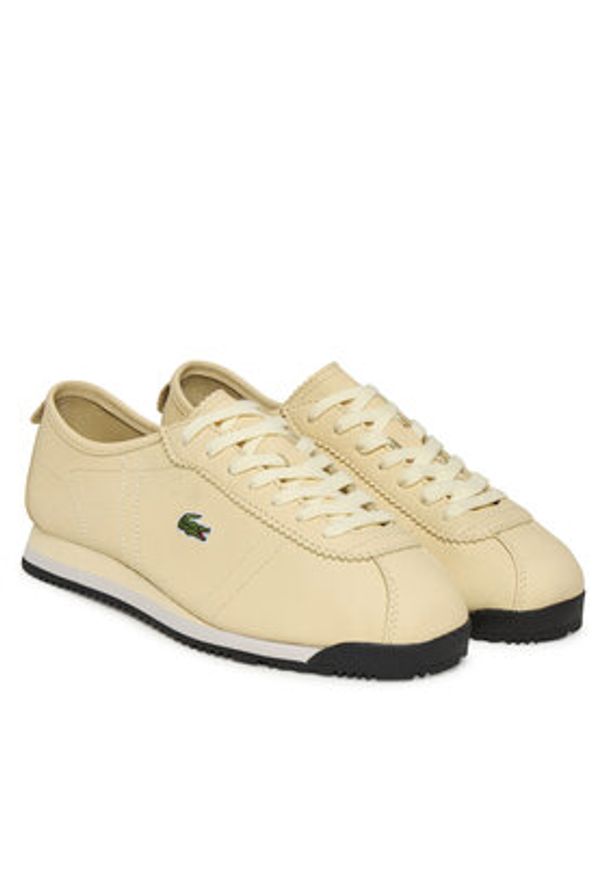 Lacoste Sneakersy Club-Low 7-50SFA0061 Écru. Materiał: skóra