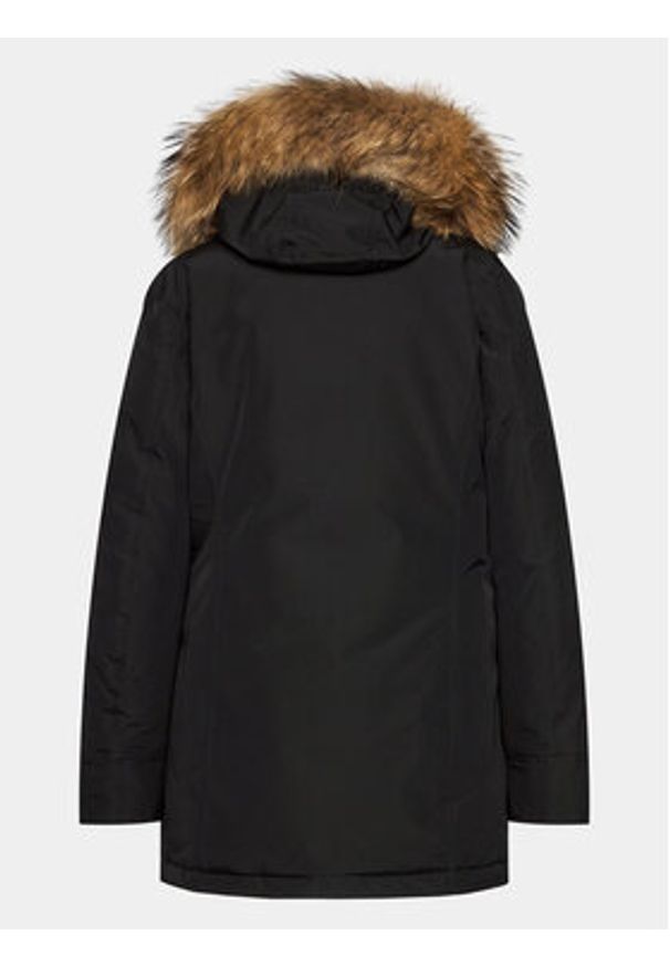 Woolrich Kurtka puchowa Arctic Raccoon CFWWOU0538FRUT0001 Czarny Regular Fit. Kolor: czarny. Materiał: bawełna