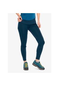 Legginsy turystyczne damskie Vaude Scopi Tights II. Kolor: zielony, niebieski, wielokolorowy