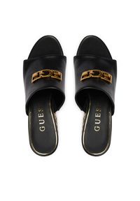 Guess Klapki FLJE3V ELE04 Czarny. Kolor: czarny. Materiał: skóra #2