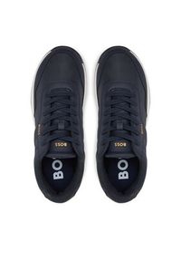 BOSS Sneakersy Titanium 50536481 Granatowy. Kolor: niebieski. Materiał: materiał