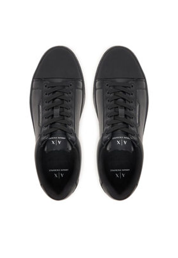 Armani Exchange Sneakersy XM001666 AF19143 UC001 Czarny. Kolor: czarny. Materiał: skóra