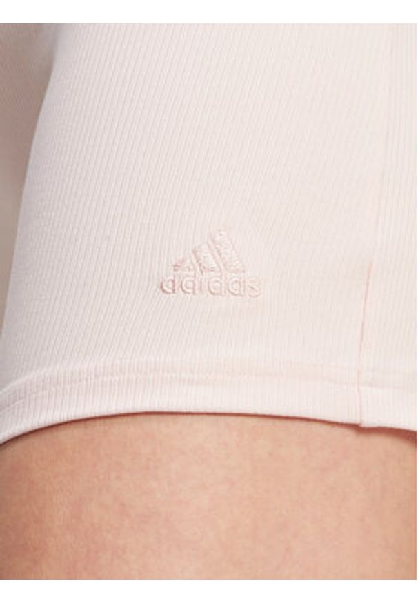 Adidas - adidas Szorty sportowe Lounge IY6743 Różowy Slim Fit. Kolor: różowy. Materiał: bawełna