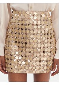 Guess Spódnica 180021 Złoty Classic Fit. Kolor: złoty. Materiał: syntetyk #2