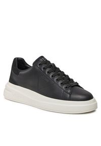 Guess Sneakersy Elba FMPVIB SUE12 Czarny. Kolor: czarny. Materiał: skóra #7