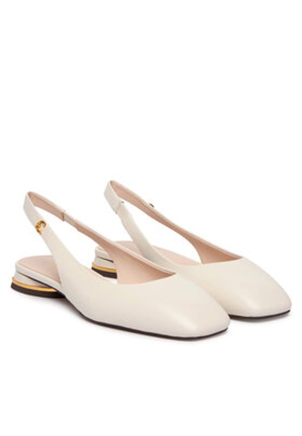 Coccinelle Baleriny C-Everyday E4 U1L 21 03 01 Écru. Kolor: kremowy. Materiał: skóra