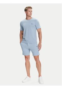 BOSS T-Shirt Mix&Match 50515312 Błękitny Regular Fit. Kolor: niebieski. Materiał: bawełna #5