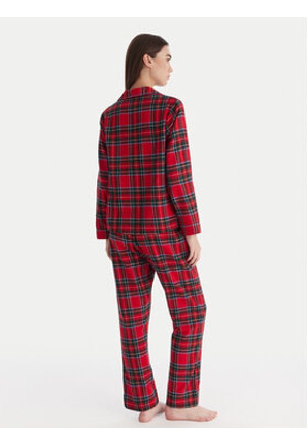 Hunkemöller Piżama 302782 Czerwony Regular Fit. Kolor: czerwony. Materiał: bawełna