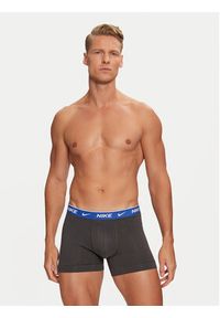 Nike Komplet 3 par bokserek 0000KE1008 Szary. Kolor: szary. Materiał: bawełna