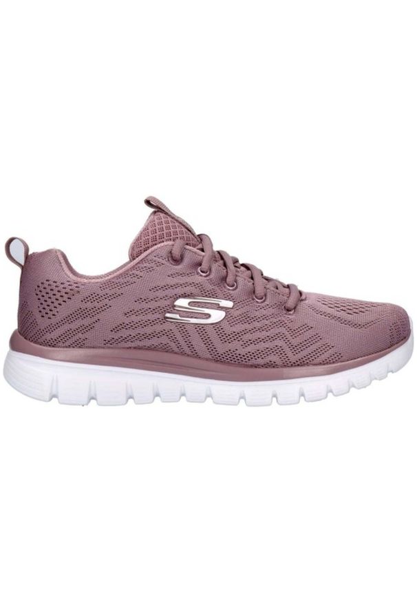 skechers - Buty damskie SKECHERS Graceful Get Connected lavender. Kolor: fioletowy. Model: Skechers Sport. Sport: turystyka piesza
