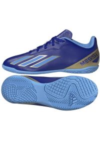 Adidas - Buty adidas X Crazyfast Club Messi Jr In IE8667 niebieskie. Kolor: niebieski. Materiał: syntetyk, skóra