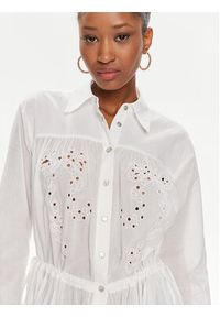 Pinko Sukienka koszulowa Dolce Vita Chemisier . 103728 A1XP Biały Regular Fit. Kolor: biały. Materiał: bawełna. Typ sukienki: koszulowe #4
