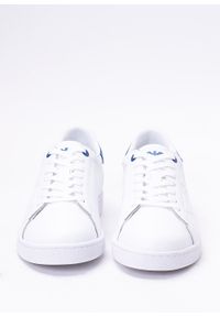Sneakersy męskie białe EA7 Emporio Armani X8X001 XCC51 Q317. Okazja: do pracy, na spacer, na co dzień. Kolor: biały. Sport: turystyka piesza