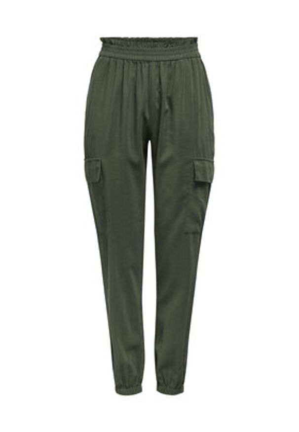 only - ONLY Joggery Aris 15245364 Zielony Relaxed Fit. Kolor: zielony. Materiał: wiskoza