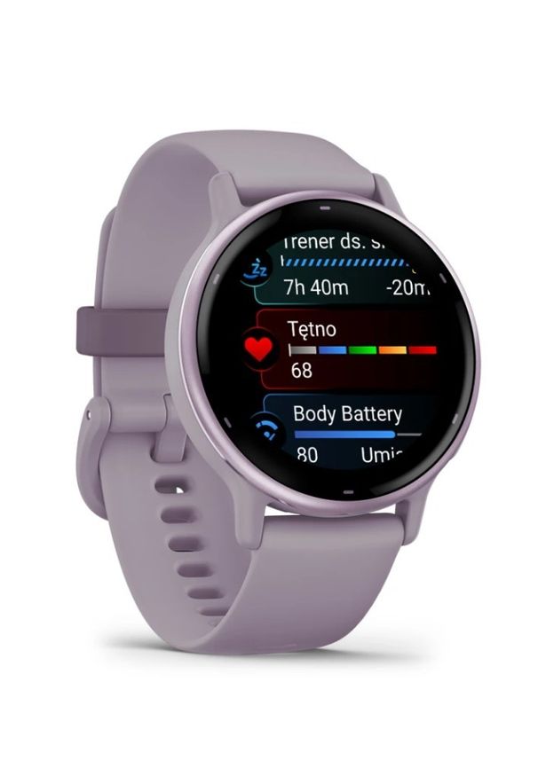 GARMIN - Garmin Vivoactive 5 fioletowy. Rodzaj zegarka: cyfrowe. Kolor: fioletowy. Styl: sportowy, casual