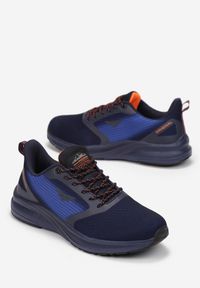 Born2be - Granatowo-Niebieskie Buty Sportowe Typhare. Kolor: niebieski. Materiał: materiał. Szerokość cholewki: normalna #3
