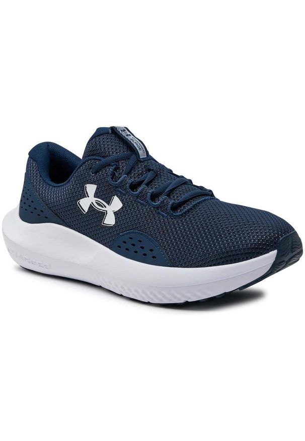 Buty biegowe męskie Under Armour Charged Surge 4. Kolor: zielony, niebieski, wielokolorowy. Sport: bieganie