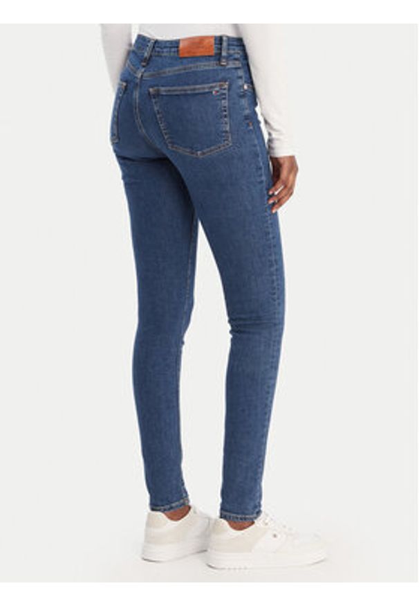 TOMMY HILFIGER - Tommy Hilfiger Jeansy WW0WW47689 Niebieski Skinny Fit. Kolor: niebieski