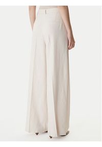 Marella Spodnie palazzo Slogan2 2615131311 Écru Wide Leg. Materiał: syntetyk #4