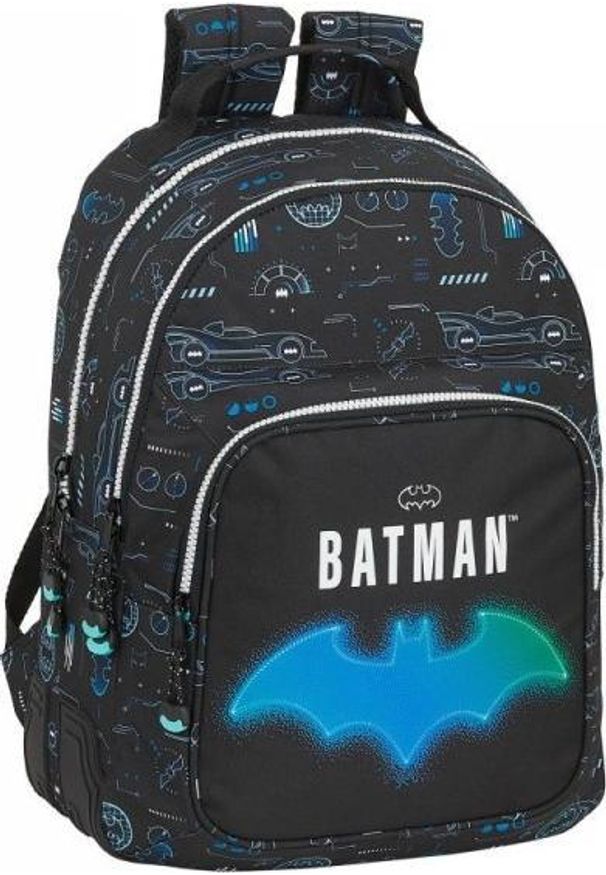 Batman Plecak Bat-Tech Batman Bat-Tech Czarny. Kolor: czarny. Wzór: motyw z bajki