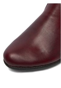 Rieker Botki CEO-78656-35 Bordowy. Kolor: czerwony. Materiał: skóra