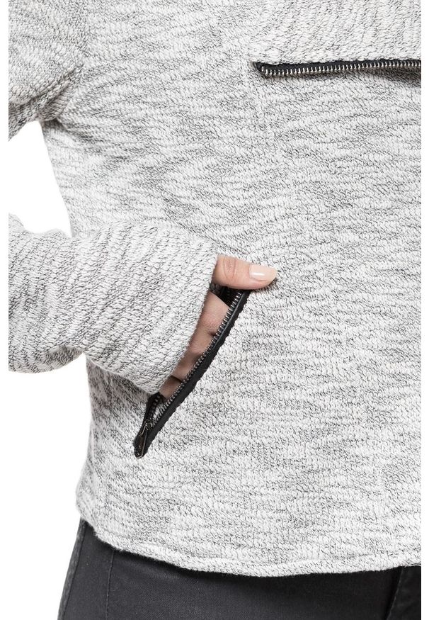 Tom Tailor - DAMSKI ŻAKIET TOM TAILOR FEMININE BOUCLE JACKET. Materiał: dzianina. Wzór: melanż