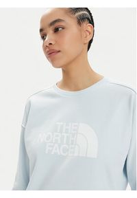 The North Face Bluza Drew Peak Crew NF0A3S4G Błękitny Regular Fit. Kolor: niebieski. Materiał: bawełna #4